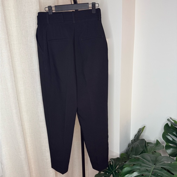 Zara High Waisted Trousers with Lined Belt 4387/040 - Size M - Picture 4 of 8